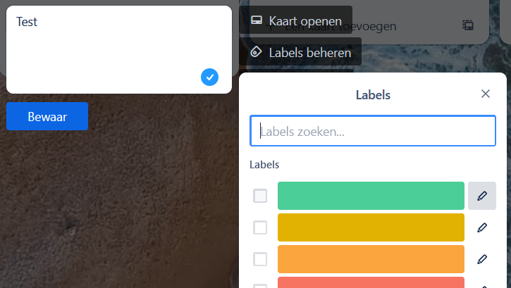 Labels kun je gebruiken om een prioriteit aan taken te geven.